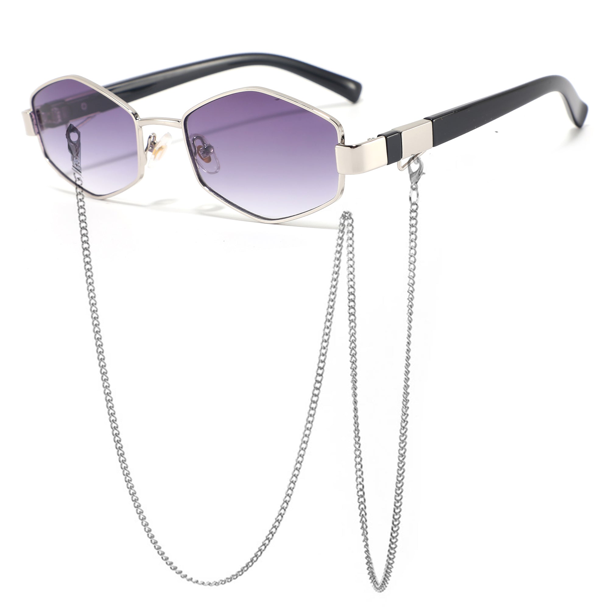Gafas de sol de metal Sexton C7506 - C1 femeninas, talla 54 mm