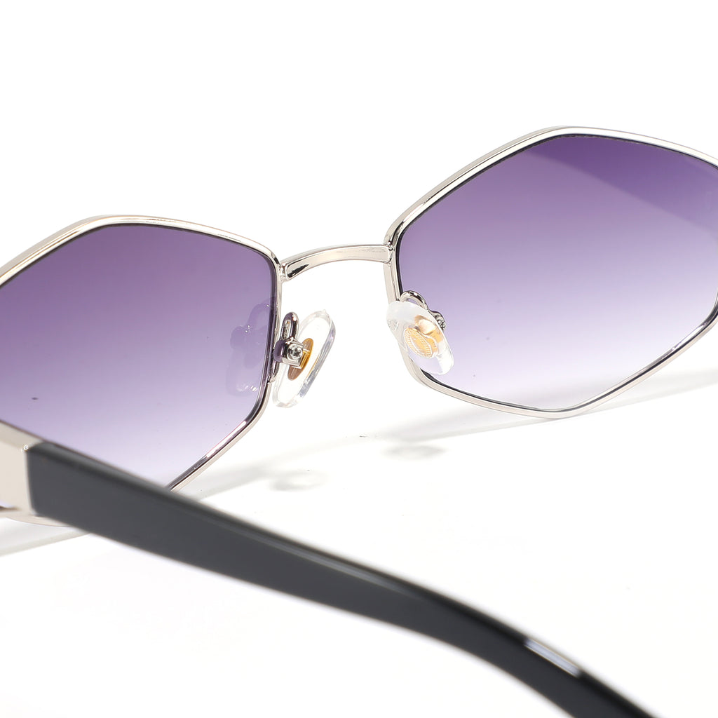 Gafas de sol de metal Sexton C7506 - C1 femeninas, talla 54 mm